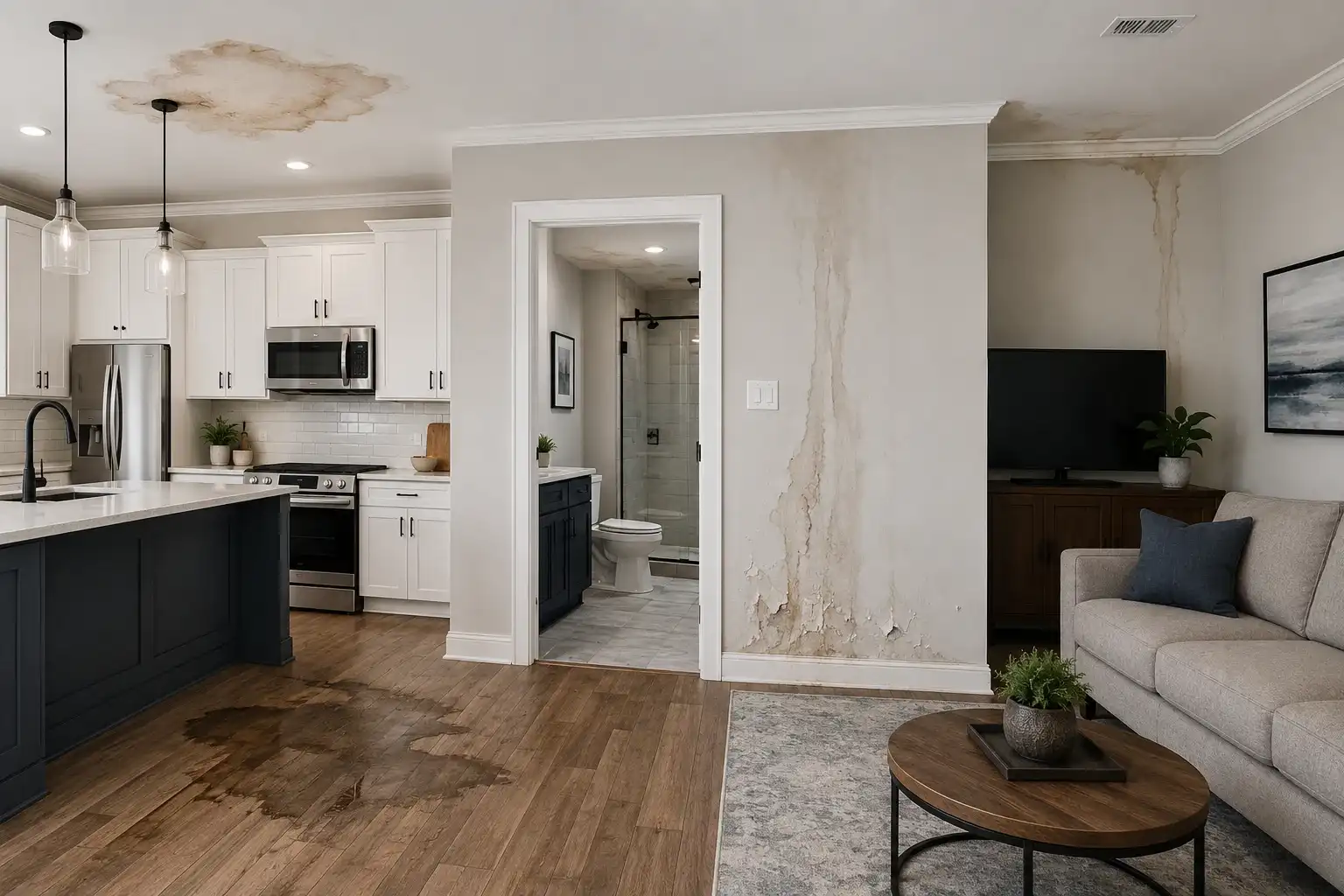 Common Areas Affected by Water Damage