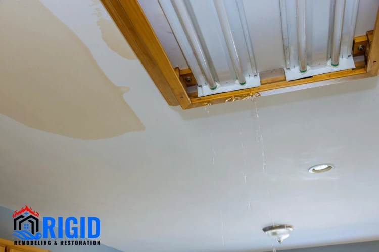water leakage between floors