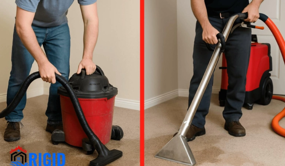 Professional vs DIY Water Damage Cleanup Explained